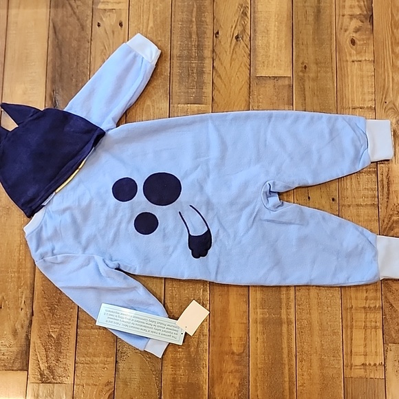 Bluey Blanket Sleeper with Cap, footless pajamas, size 18 months - Picture 9 of 16
